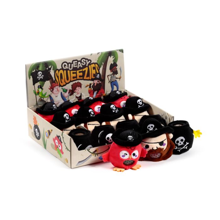 Queasy Squeezies Fidget Toy - Jolly Rogers Pirate