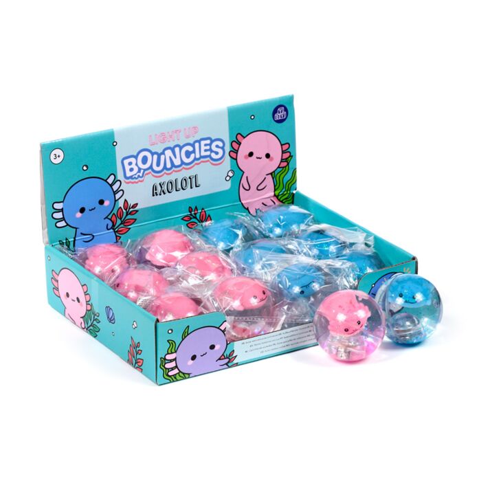 LED High Bounce Ball Toy - Axolotl