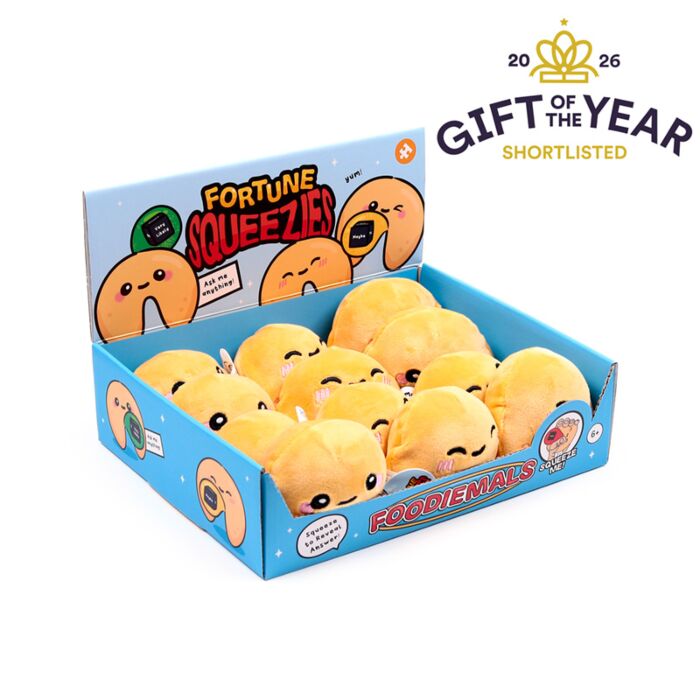 Queasy Squeezies Fidget Toy - Ask Me Anything Fortune Teller Cookie