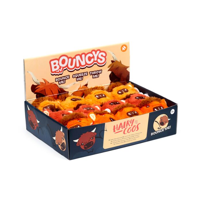 High Bounce Plush Ball Toy - Hairy Coos Highland Coo