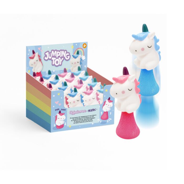 Jumping Pop Up Toy - Unicorn Magic