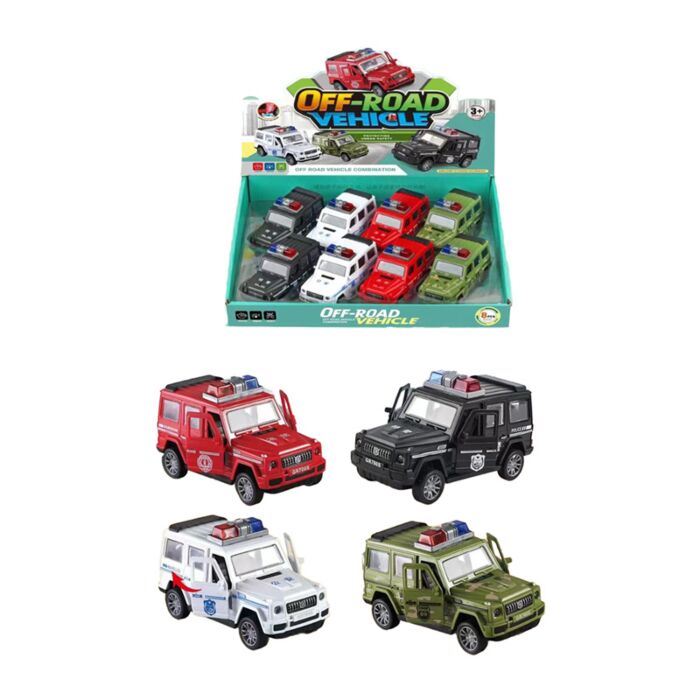 Kids Friction Action Toy - Off-Road Emergency Vehicle
