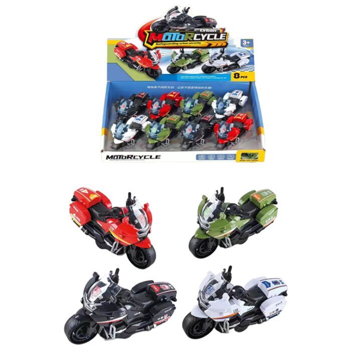Kids Friction Action Toy - Motorcycle