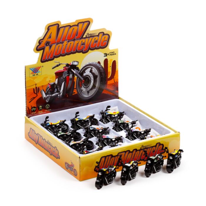 Pull Back Action Toy - Motorcycle