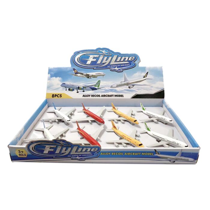 Pull Back Action Toy - Flyline Jet Aeroplane