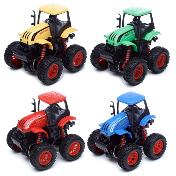 Kids Friction Action Toy - 4x4 Stunt Tractor