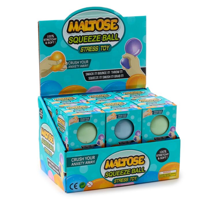 Maltose Glow in the Dark Stress Toy - Ball