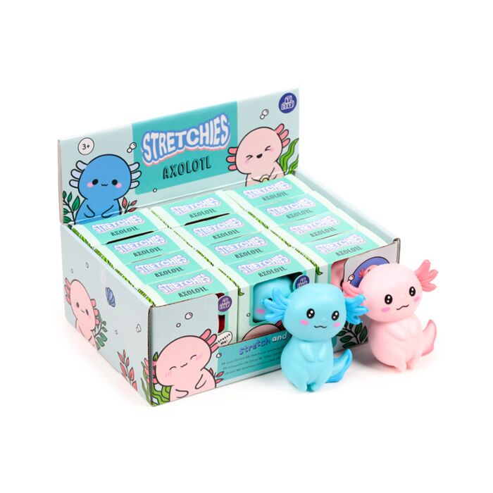 Stretchy Squeezy Fidget Toy - Axolotl