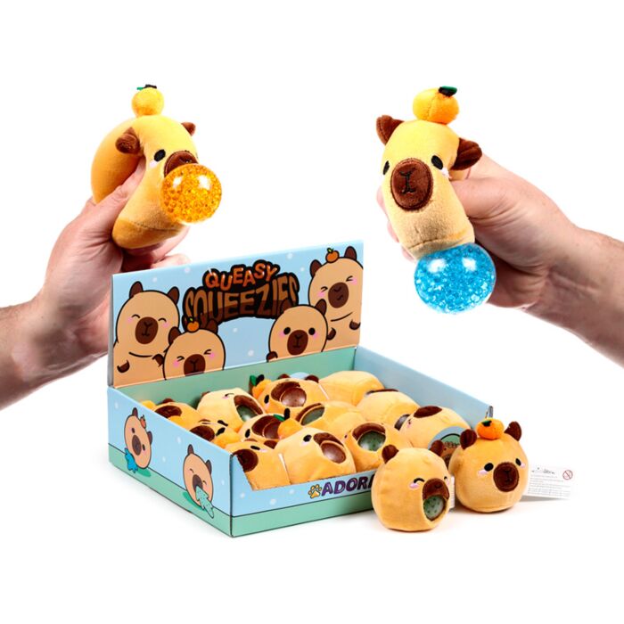 Queasy Squeezies Fidget Toy - Adoramals Capybara