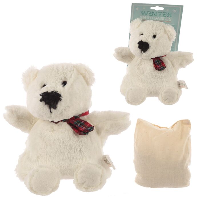 Microwavable Plush Lavender Heat Pack - Polar Bear