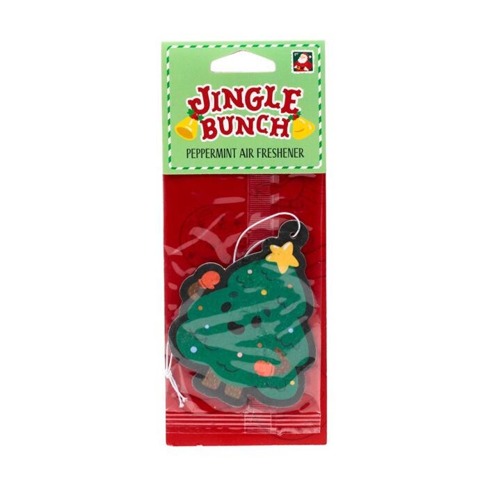Air Freshener - Peppermint Scented Jingle Bunch Christmas Tree