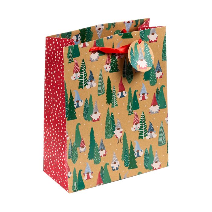 Christmas Gift Bag (Large) - Christmas Jolly Gonk