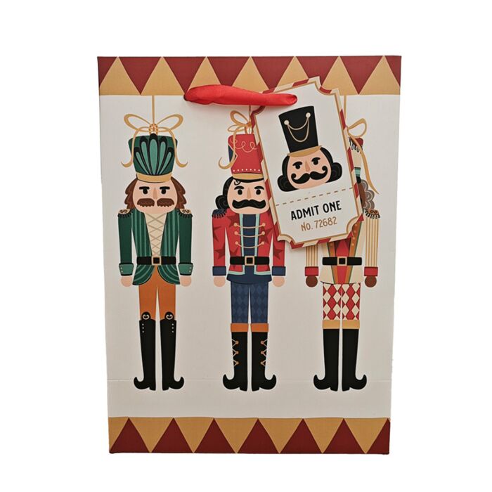 Christmas Gift Bag (Medium) - Christmas Nutcracker