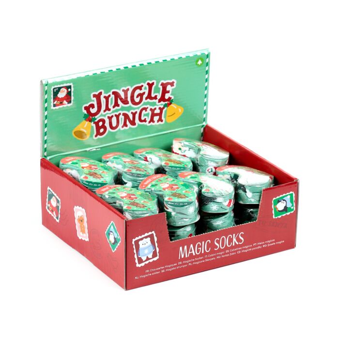 Compressed Magic Socks - Jingle Bunch Christmas