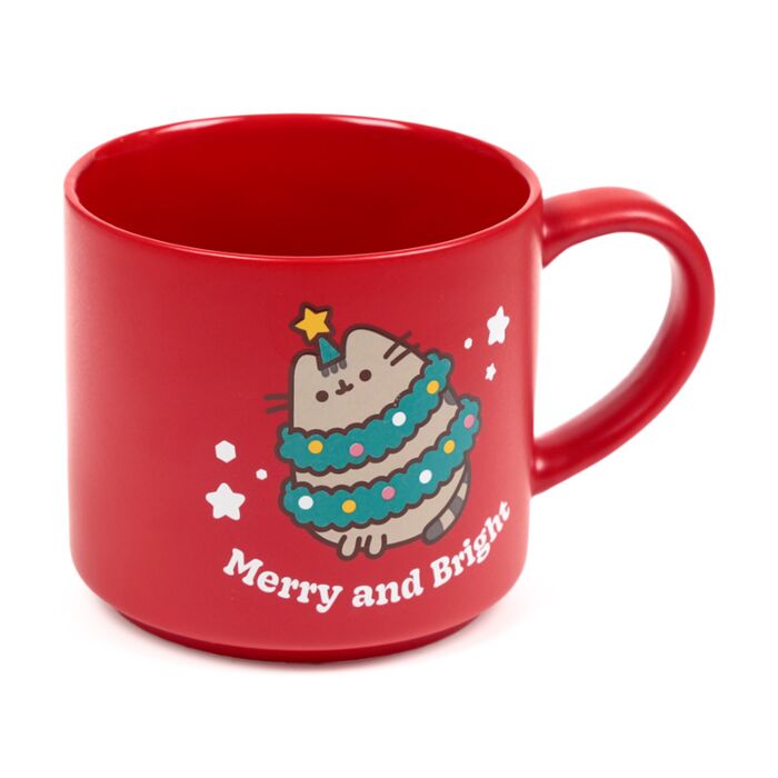 Large Porcelain Mug - Christmas Pusheen the Cat