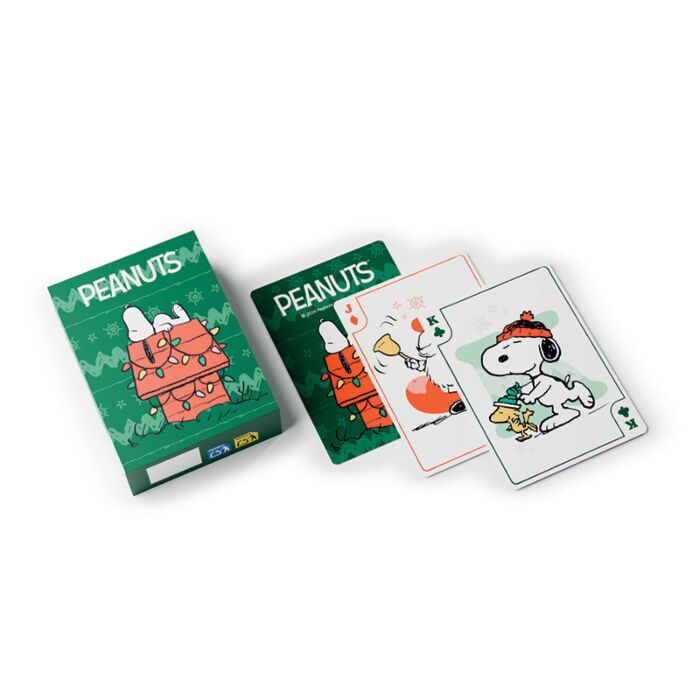 Peanuts Christmas Snoopy & Woodstock Standard Playing Card Deck