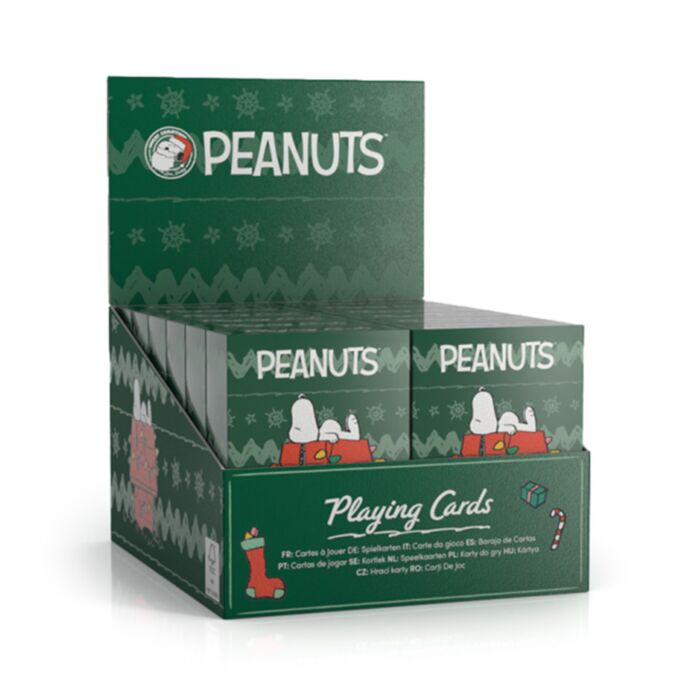 Standard Deck of Playing Cards - Peanuts Christmas Snoopy & Woodstock
