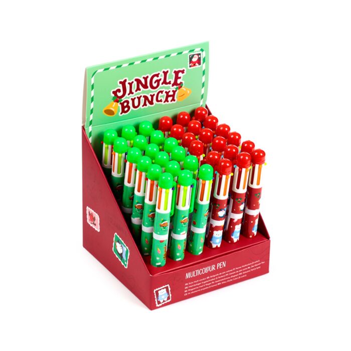 Multi Colour Pen (6 Colours) - Jingle Bunch Christmas