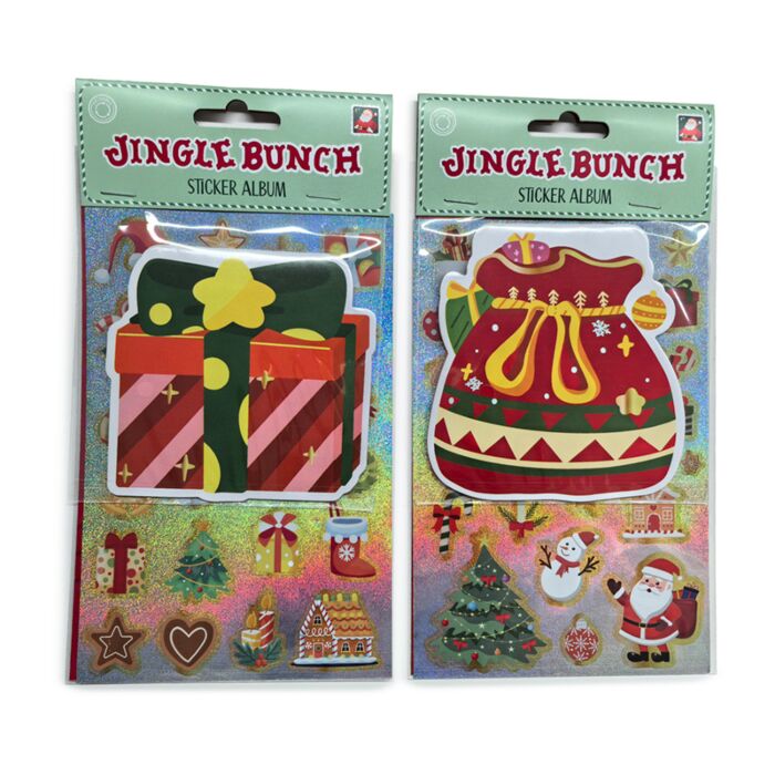 Sticker Book & Stickers Set - Christmas Jingle Bunch