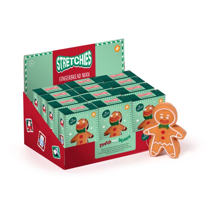 Stretchy Stress Fidget Toy - Christmas Baker Street Gingerbread Man