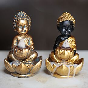 Backflow Incense Burner - Lotus Buddha Backflow Incense Burner - Lotus Buddha