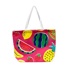 Polyester Beach Bag - Summer Fruits Polyester Beach Bag - Summer Fruits