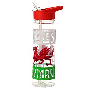 Reusable Water Bottle 550ml - Welsh Dragon Wales (Cymru) Souvenir Reusable Water Bottle 550ml - Welsh Dragon Wales (Cymru) Souvenir