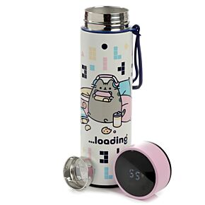 Reusable Insulated Drinks Bottle Digital Thermometer - Pusheen the Cat Gaming Reusable Insulated Drinks Bottle Digital Thermometer - Pusheen the Cat Gaming