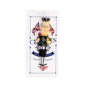 Novelty Bottle Stopper - King Charles III