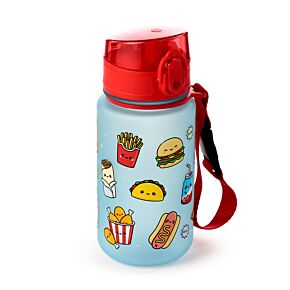 350ml Shatterproof Pop Top Children's Water Bottle - Foodiemals 350ml Shatterproof Pop Top Children's Water Bottle - Foodiemals