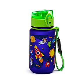 350ml Shatterproof Pop Top Children's Water Bottle - Space Cadet 350ml Shatterproof Pop Top Children's Water Bottle - Space Cadet
