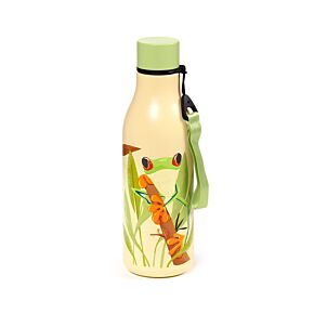 Reusable Insulated Drinks Bottle 500ml - Tropical Tree Frogs Reusable Insulated Drinks Bottle 500ml - Tropical Tree Frogs