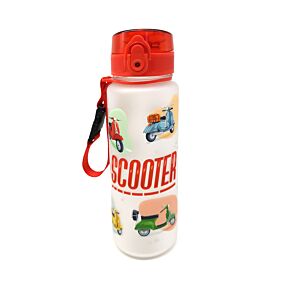600ml Shatterproof Pop Top Water Bottle - Scooter 600ml Shatterproof Pop Top Water Bottle - Scooter