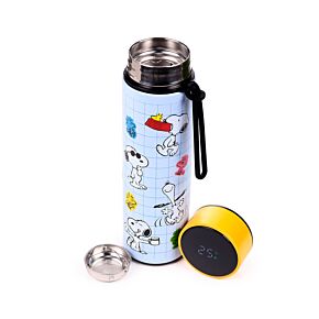 Reusable Insulated Drinks Bottle Digital Thermometer - Peanuts Snoopy & Woodstock Reusable Insulated Drinks Bottle Digital Thermometer - Peanuts Snoopy & Woodstock