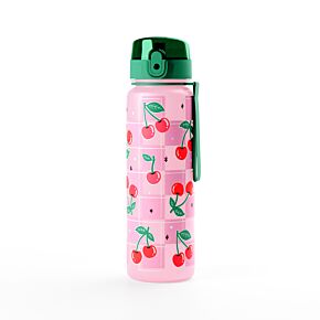 600ml Shatterproof Pop Top Water Bottle - Cherry 600ml Shatterproof Pop Top Water Bottle - Cherry