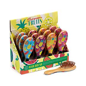 Bamboo Hair Brush - Summer Fruits Bamboo Hair Brush - Summer Fruits