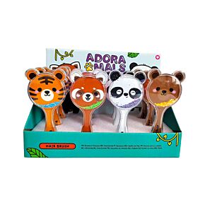 Glitter Shaped Hair Brush - Adoramals Wild Glitter Shaped Hair Brush - Adoramals Wild