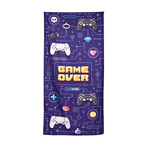 Microfibre Beach Towel - Game Over