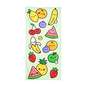 Microfibre Beach Towel - Foodiemals Watermelon & Summer Fruits Microfibre Beach Towel - Foodiemals Watermelon & Summer Fruits