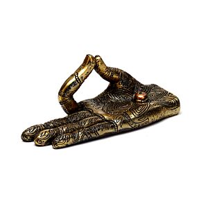 Ashcatcher Incense Stick Burner - Henna Buddha Hand Ashcatcher Incense Stick Burner - Henna Buddha Hand