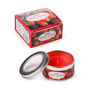 Goloka Strawberry & Blackberry Wax Candle Tin