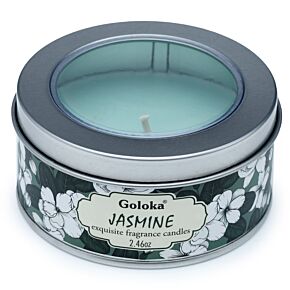 Goloka Wax Candle Tin - Jasmine Goloka Wax Candle Tin - Jasmine