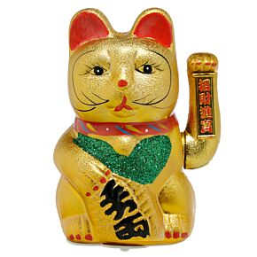 Decorative Waving Maneki Neko Ceramic Cat 21cm Decorative Waving Maneki Neko Ceramic Cat 21cm