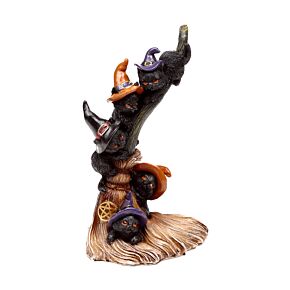 Witches Cat - Climbing Broomstick Witches Cat - Climbing Broomstick