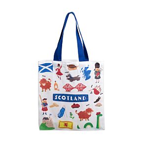 Tote Shopping Bag - Scotland Souvenir