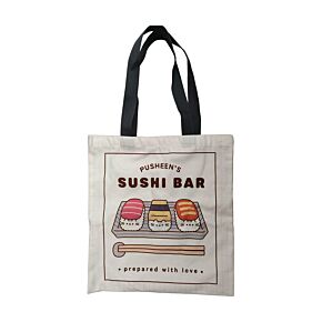 Tote Shopping Bag - Pusheen the Cat Sushi Bar Tote Shopping Bag - Pusheen the Cat Sushi Bar