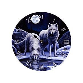 Wall Clock - Lisa Parker Warriors of Winter Wolf
