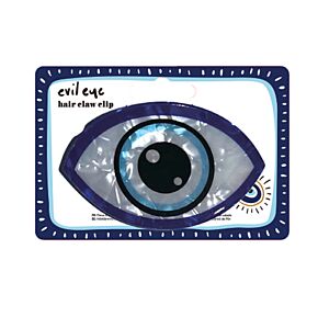 Hair Claw Clip - Evil Eye Oval Hair Claw Clip - Evil Eye Oval