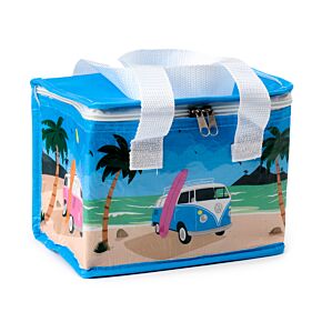 Volkswagen VW T1 Camper Bus The Waves are Calling RPET Cool Bag Volkswagen VW T1 Camper Bus The Waves are Calling RPET Cool Bag