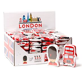 Compressed Travel Towel - London Icons